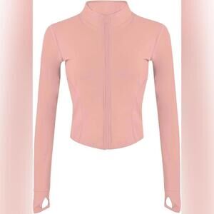 NWT Gacaky Women's Athletic Jacket Lightweight Full Zip Up Yoga Jacket, XS